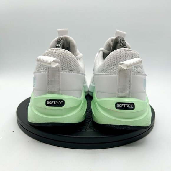 Puma Soft Stride One4All Running shoes white/green Womens Sneakers Size 8.5 - Picture 3 of 9